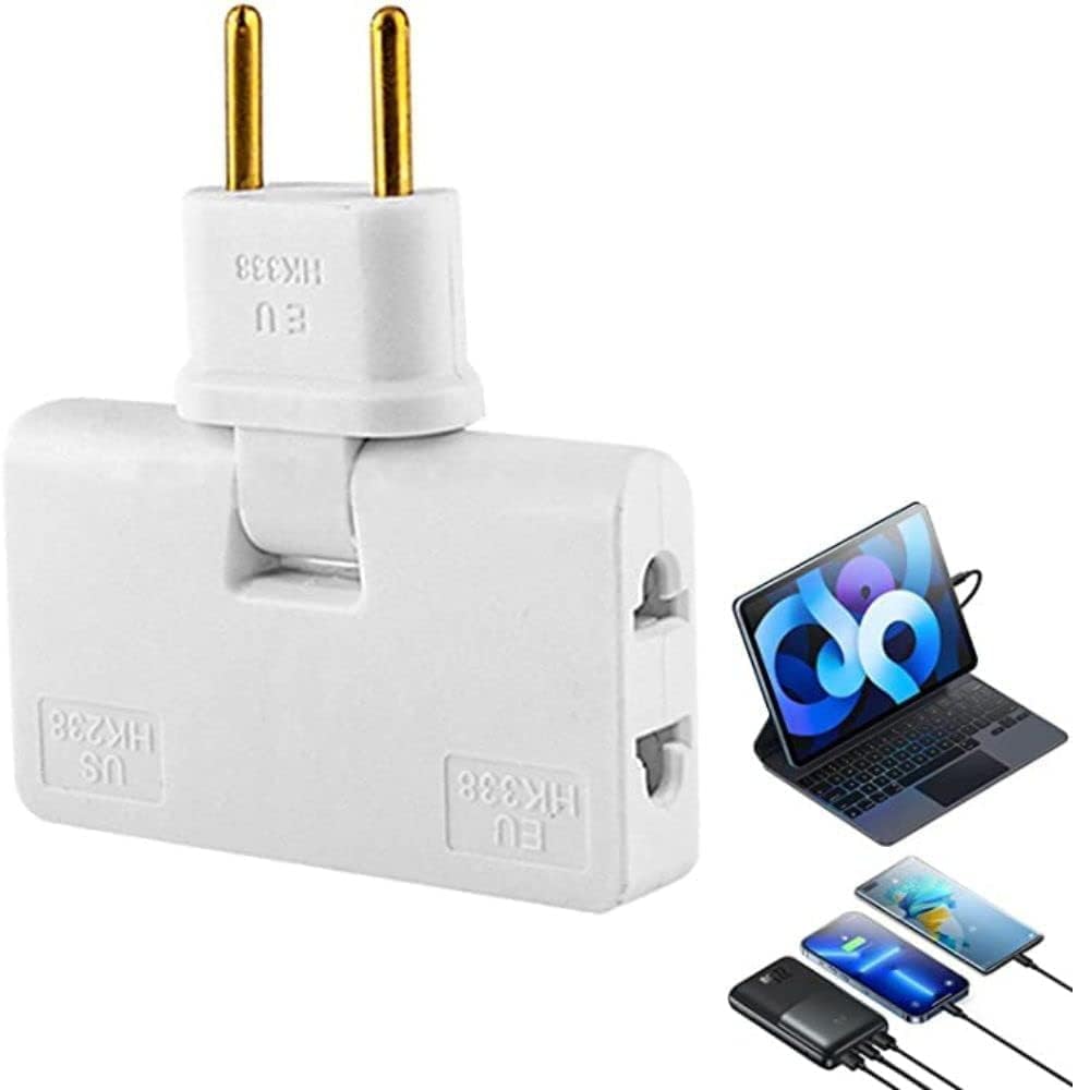 Rotatable Extension Plug (Pack of 2)