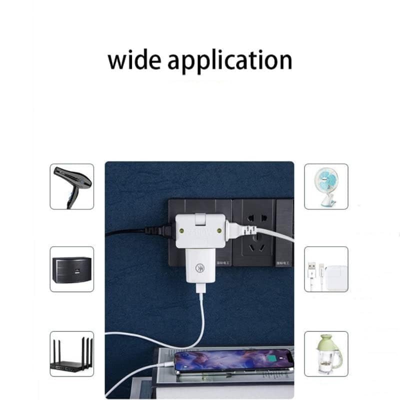 Rotatable Extension Plug (Pack of 2)