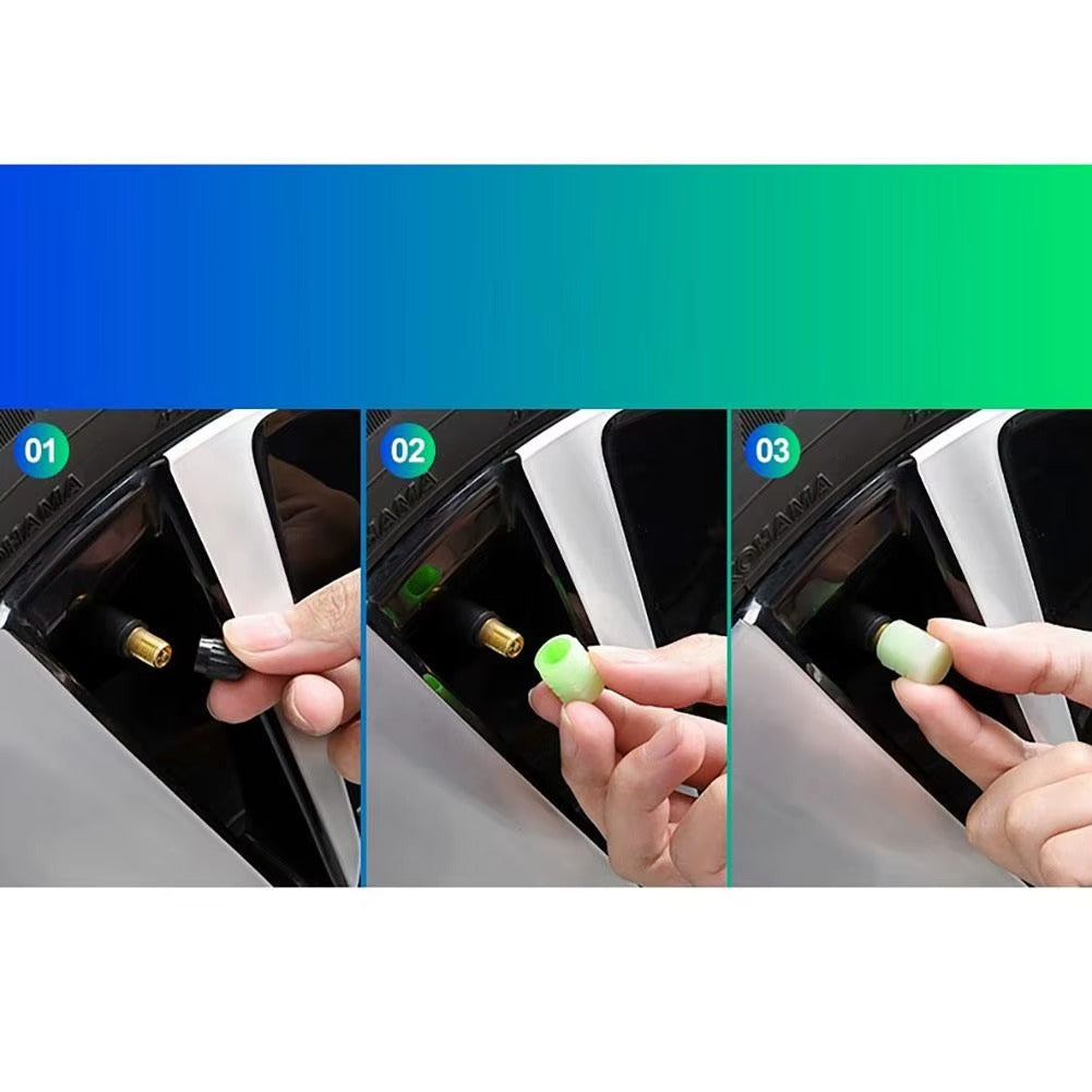 Luminous Valve Car and Bike Caps | Fluorescent Tire Valves Cap Glow in The Dark